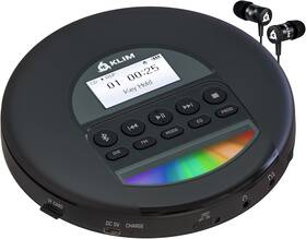 Klim 701152103256 Nomad - New 2023 Portable Cd Player Walkman With Long-lasting Battery Wit