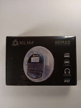 Klim 701152104192 Nomad Transparent Portable Cd Player Walkman With Longlasting Battery - New