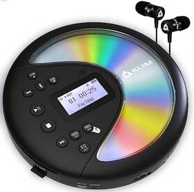 B0brxh9l84 Klim Discover Portable Cd Player Walkman With Fm Transmitter Bluetooth Sd Mp3
