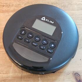 Klim B0cl4cndgq Nomad Portable Cd Player Walkman Fm Radio Bluetooth Fusion Earphones