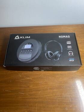 B0cwpp5lj2 Klim Nomad Portable Cd Player Walkman Fm Radio Bluetooth Headphones