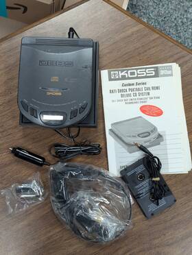 Koss 736614064236 Cdp 420 Series Portable Cd Car Player - Tested Working