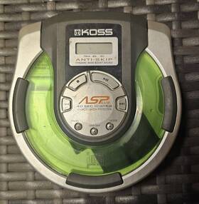 Koss Cdp1740l Vintage Portable Anti-skip Cd Player Reconditioned Works Vg