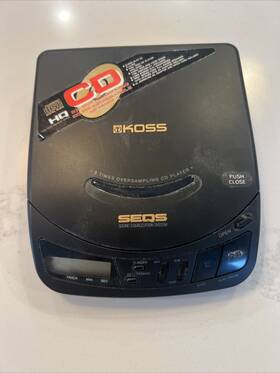 Cdp403cp Koss Super Slim Cd Player Model Tested Working