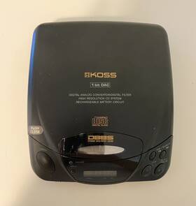 Koss Cdp404cp Vintage Portable Cd Compact Disc Player Model Tested Works