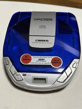 Cdp610 Koss Portable Cd Player Dynamic Bass Boost Working Great