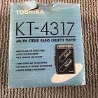 Kt-4317 Toshiba Vintage Portable Am Fm Stereo Radio Cassette Player New