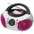 Kt2026mby Hello Kitty Portable Stereo Cd Boombox W Am Fm Radio Aux Input Duel Speaker 077283012631 021331560094