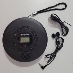 Kuephom Pm-10 Personal Audio Player Rechargeable Portable Cd Tested