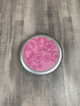 39897 Laser Class 1 Product Portable Cd Player Pink Hawaiian Floral Flower