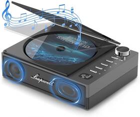 Leapwell 313113018092 Cd Player Portable With Speakers Bluetooth Used