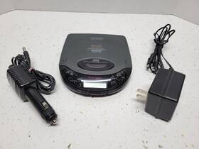 Cd-80 Lenoxx Sound Portable Cd Player Model With 2 Power Cords - Tested / Works