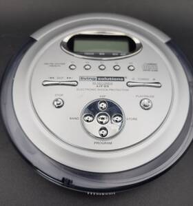Atc-2395 Living Solutions Portable Cd Player Radio For Parts Not Working