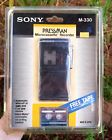M-330 Sony Vintage Pressman Handheld Black Micro Cassette Voice Recorder