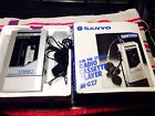 M-g27 Sanyo Vintage Cassette Player Radio Walkman With Box And Headphones M-g27 Sanyo Vintage Cassette Player Radio Walkman With Box And Headphones