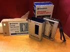 M1170 Sanyo Vintage Compact Cassette Recorder Excl Case In Box Parts