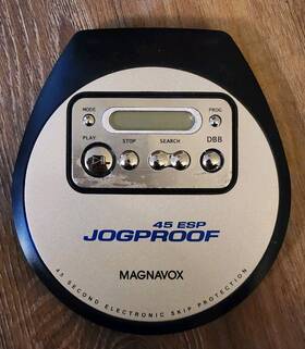 Magnavox 009864357789 Jogproof - Portable Cd Player Tested Works