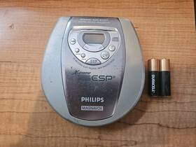 7781 Magnavox Philips Az 7781/17 Portable Cd Player Tested Read Description With Battery