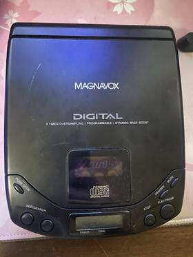 Magnavox Az6809 Portable Cd Player Digital Model Tested Working