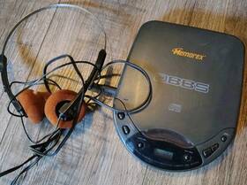 Memorex 749720610013 Vintage Personal Cd Player Vtg Headphones Walkman Works Battery Opp
