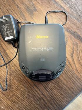 Memorex Md3018 Personal Cd Disc Portable Player With Power Cord