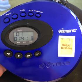 Md6886-02 Memorex Md5687-02 Compact Disc Personal Cd Player Working #11