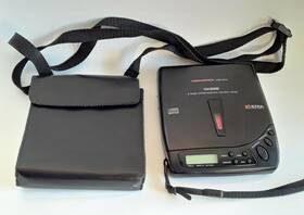 Mr3950 Memorex Vintage Personal Compact Disc Player Xtra Bass Bag Tested Works