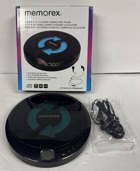 Mx-dm80 Memorex Portable Cd / Cd-r Cd-rw Player With Headphones Anti-shock - Used Box