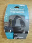 Mgp-611 Sanyo Cassette Player With Stereo Headphones
