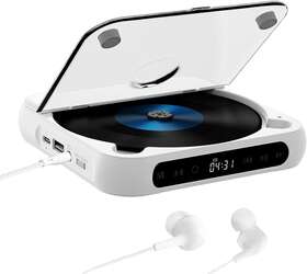 Kc-918 Micocious Portable Cd Player Personal Players With Bluetooth For White