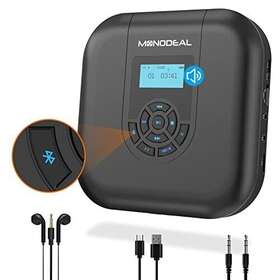 Monodeal 673143964531 Cd Player Portable Bluetooth With Speakers And Fm Transmi