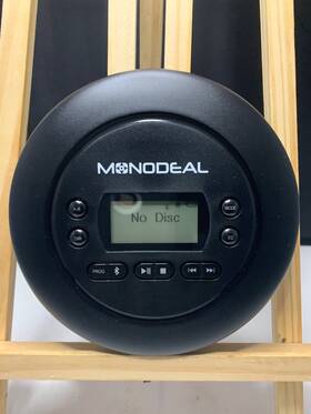 Monodeal Md-601 Bluetooth Portable Cd Player With Manual-no Headphones. Tests Good