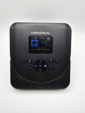 Md-707 Monodeal Portable Cd Player Bluetooth Tf Card Writer External Speakers