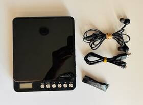 Monodeal X00306ye27 Portable Cd Player With Built-in Speakers Rechargeable