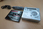 Mz-g755 Sony Minidisc Walkman Recorder With Radio Remote And Blank Disc