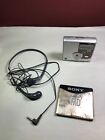 Mz-nh900-bm Sony Minidisc Walkman Portable Md Recorder Silver Operational