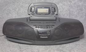 National Panasonic Rx-dt75 Radio Cassette Cd Portable Boombox With Remote Read Description