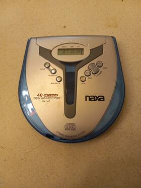Nx-347 Naxa Super Slim Portable Cd Player 40 Sec Anti-shock Dbbs Lcd Display