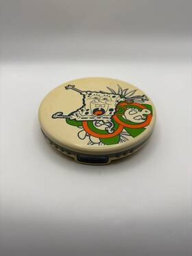Ntcd112-sbb Nickelodeon Vintage Spongebob Squarepants Portable Cd Player Personal Discman