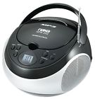 Npb-252blk Naxa Black Portable Player Stereo Radio Boombox Aux 840005005415