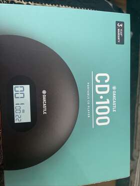 Oakcastle 060508077794 Cd Player Portable Rechargeable With Bluetooth 12hr Playti