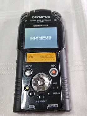 Ls-20m Olympus Hdmi Audio/video Hd Voice Recorder Powers On Read