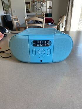 19aaa03 Onn Portable Cd Player With Fm Radio Tested Working