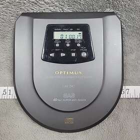 Cd-3800 Optimus Vintage 1999 Portable Cd Player 40 Sec. Anti-shock Model 3800 Works