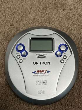 Op5201 Oritron Portable Mp3/cd-rw Player 120 Second Asp - Silver