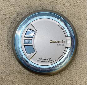 Sl-5x430 Panasonic Portable Cd Player D. Sound Anti Skip System Untested As-is