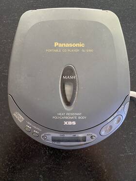 Sl-s190 Panasonic Vintage Portable Cd Player / Heat Resistant Mash Tested