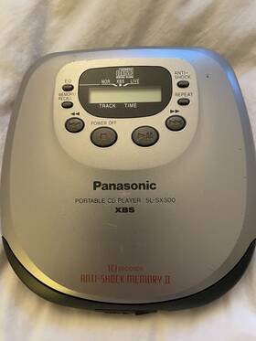 Sl-s300 Panasonic Portable Cd Player