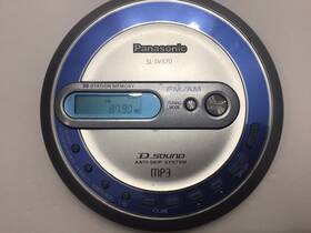 Sl-sv560 Panasonic Silver Blue Portable Cd Player Anti-skip Mp3 Am/fm Tested Sl-sv560 Panasonic Silver Blue Portable Cd Player Anti-skip Mp3 Am/fm Tested