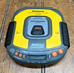 Sll-sw202 Panasonic Vintage 1996 Portable Cd Player Sl- Sw 202 Mash Yellow Shock Wave
